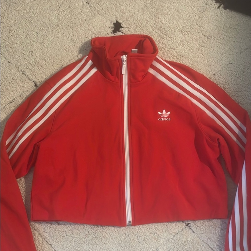Adidas Women's Red Track Jacket